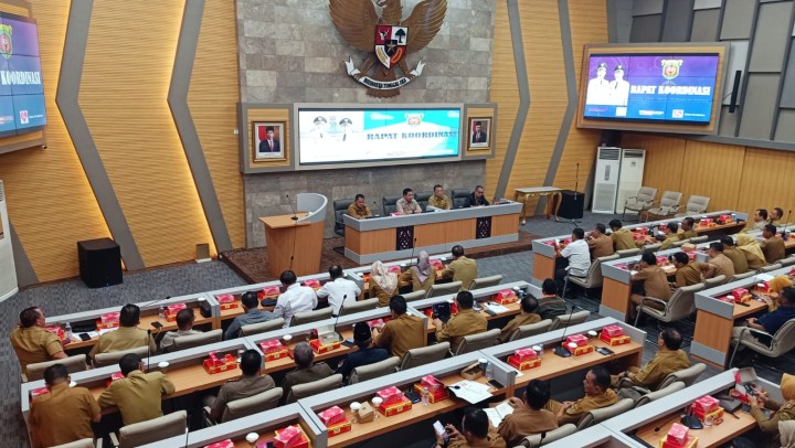 Ijin Melaporkan  30/07/2024 Kelurahan Jawa Rapat Koordinasi Pemerintah Kota Samarinda di Pimpin Bapak walikota Samarinda