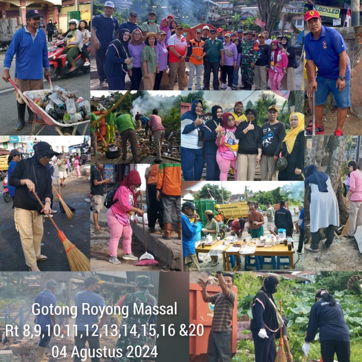 Ijin melaporkan Kelurahan Jawa  04/8/2024 (Minggu) : RT. 02√, 05√, 07√, 08 (GRM)√, 09 (GRM)√, 10 (GRM)√, 11 (GRM & Mandiri)√√, 12 (GRM)√, 13 (GRM)√, 14 (GRM)√, 15 (GRM)√, 16 (GRM)√, 17√, 20 (GRM)√, 22√, 23√, 24√, dan 25√. Hadir : - Camat Samarinda ulu dan staf seksi KLH, memantau Gotong Royong Masal di jl TPS Arjuna  - Lurah Jawa  dan pejabat struktural dan staf - LPM Seluruh Anggota - Babinsa dan Babinkambmas Kel Jawa - seluruh Ketua RT yg tersebut diatas beserta warga nya  - Dasawisma RT 15 - 1 DT DPUR Beserta Anggota  - 2 tangki  Air Bantuan PDAM Tirta Kencana untuk penyemprotan Akhir  - Gotong pengangkatan drainase , pemasangan umbul dan bendera merah putih,dan pembersihan lingkungan Lainnya