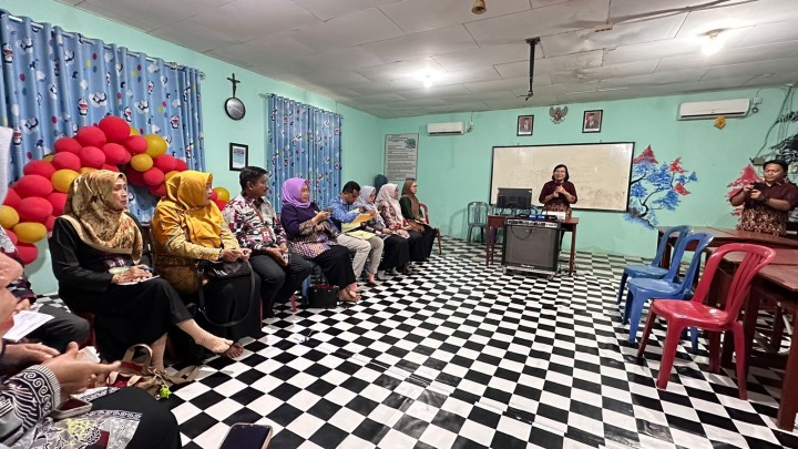 Ijin melaporkan 8/08/2024 Kasi Kesra Bersama Bu Wawali dan bu sekcam beserta Staf Kecamatan Samarinda Ulu Penilaian lomba UKS di SD Katolik Jln. Pasundan