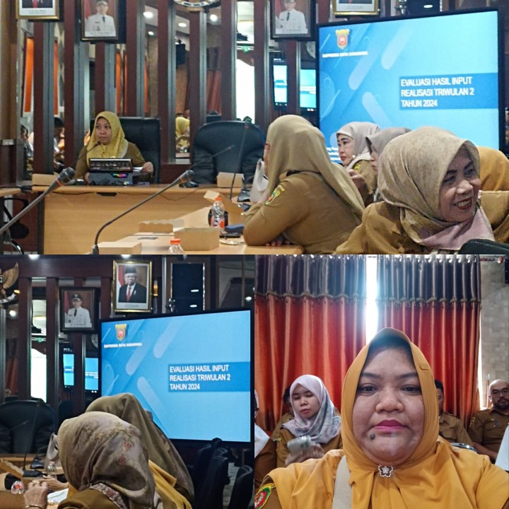 Ijin melaporkan 20/08/2024 Kasi Kesra & Kasi Ekbang mengikuti Rakor Probebaya TW 2 di Bapperida/Bappeda oleh PPTK Sarpras & Pemberdayaan Kelurahan Jawa