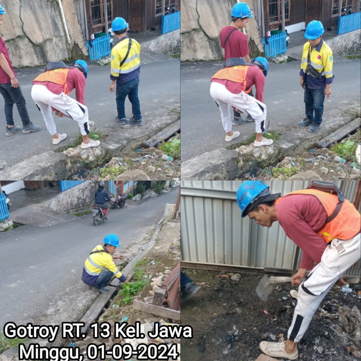Ijin Melaporkan  Gotong Royong  Minggu 1-09- 2024  Kelurahan Jawa :  RT. 01√, 02√, 08, 10√, 11√, 12√, 13√, 14√, 15√, 16√, 17√, 19√, 23, 29√, 30√, 34√, 36√, Dan RT 25 (30-08-2024) Di Laksanakan oleh Ketua RT Masing Masing berserta warga nya