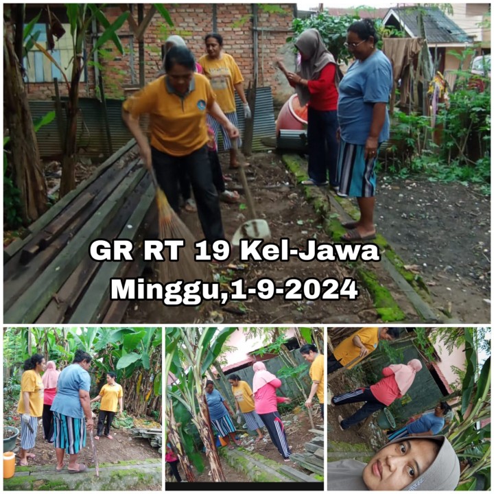 Ijin Melaporkan  Gotong Royong  Minggu 1-09- 2024  Kelurahan Jawa :  RT. 01√, 02√, 08, 10√, 11√, 12√, 13√, 14√, 15√, 16√, 17√, 19√, 23, 29√, 30√, 34√, 36√, Dan RT 25 (30-08-2024) Di Laksanakan oleh Ketua RT Masing Masing berserta warga nya