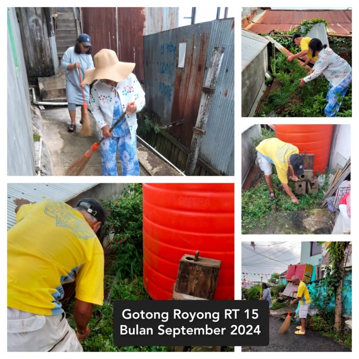 Ijin Melaporkan  Gotong Royong  Minggu 1-09- 2024  Kelurahan Jawa :  RT. 01√, 02√, 08, 10√, 11√, 12√, 13√, 14√, 15√, 16√, 17√, 19√, 23, 29√, 30√, 34√, 36√, Dan RT 25 (30-08-2024) Di Laksanakan oleh Ketua RT Masing Masing berserta warga nya