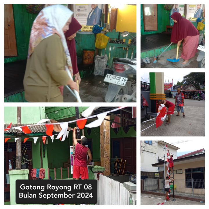 Ijin Melaporkan  Gotong Royong  Minggu 1-09- 2024  Kelurahan Jawa :  RT. 01√, 02√, 08, 10√, 11√, 12√, 13√, 14√, 15√, 16√, 17√, 19√, 23, 29√, 30√, 34√, 36√, Dan RT 25 (30-08-2024) Di Laksanakan oleh Ketua RT Masing Masing berserta warga nya