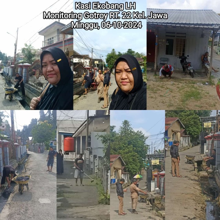 Ijin Melaporkan   Gotong Royong   Kelurahan Jawa : Tanggal 05/10/2024 (Sabtu) : RT. 04√, dan 36√. Tanggal 06/10/2024 (Minggu) : RT. 01√, 03√, 05√, 06√, 07√, 08√, 16√, 18√, 22√, 23√, 24√, 26√, 27√, 28√, 30 , 31√, 32√, 33, 34√, 35, 37√, dan 40√.
