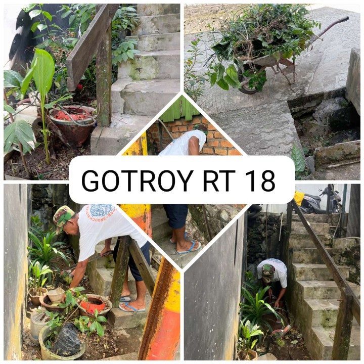 Ijin Melaporkan   Gotong Royong   Kelurahan Jawa : Tanggal 05/10/2024 (Sabtu) : RT. 04√, dan 36√. Tanggal 06/10/2024 (Minggu) : RT. 01√, 03√, 05√, 06√, 07√, 08√, 16√, 18√, 22√, 23√, 24√, 26√, 27√, 28√, 30 , 31√, 32√, 33, 34√, 35, 37√, dan 40√.