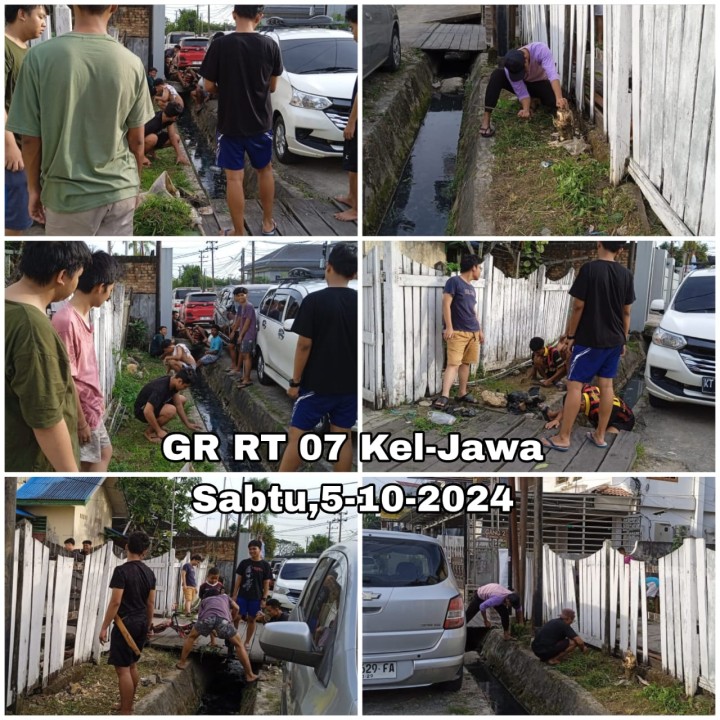 Ijin Melaporkan   Gotong Royong   Kelurahan Jawa : Tanggal 05/10/2024 (Sabtu) : RT. 04√, dan 36√. Tanggal 06/10/2024 (Minggu) : RT. 01√, 03√, 05√, 06√, 07√, 08√, 16√, 18√, 22√, 23√, 24√, 26√, 27√, 28√, 30 , 31√, 32√, 33, 34√, 35, 37√, dan 40√.