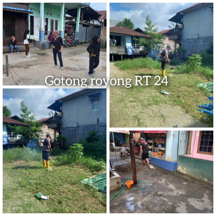 Ijin Melaporkan   Gotong Royong   Kelurahan Jawa : Tanggal 05/10/2024 (Sabtu) : RT. 04√, dan 36√. Tanggal 06/10/2024 (Minggu) : RT. 01√, 03√, 05√, 06√, 07√, 08√, 16√, 18√, 22√, 23√, 24√, 26√, 27√, 28√, 30 , 31√, 32√, 33, 34√, 35, 37√, dan 40√.