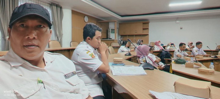 Mohon ijin melaporkan 23/10/2024 Kasi Pemerintahan menghadiri Rapat Koordinasi Batas wilayah
