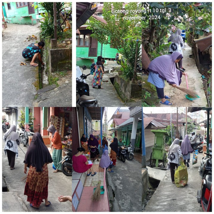 Mohon ijin menyampaikan Jadwal Kegiatan Gotong Royong RT minggu ke-1 November 2024 Kelurahan Jawa : Tanggal 02/11/2024 (Sabtu) : RT. 07√, dan 26√. Tanggal 03/11/2024 (Minggu) : RT. 04√, 06√, 08√, 09√, 10√, 16√, 22√, 29√, 30√, 31√, 34√, dan 36√.