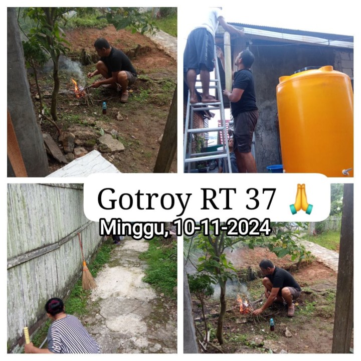 Mohon ijin Menyampaikan Jadwal Kegiatan Gotong Royong RT minggu ke-2 November 2024 Kelurahan Jawa :  Tanggal 09/11/2024 (Sabtu) : RT. 28√, dan 39√. Tanggal 10/11/2024 (Minggu) : RT. 02√, 03√, 05√, 11√, 12√, 13√, 14√, 15√, 17 (Pending),18√, 19√, 20√, 21√, 23√, 25√, 27√, 32√, 33√, 35√, 37√, dan 40√.