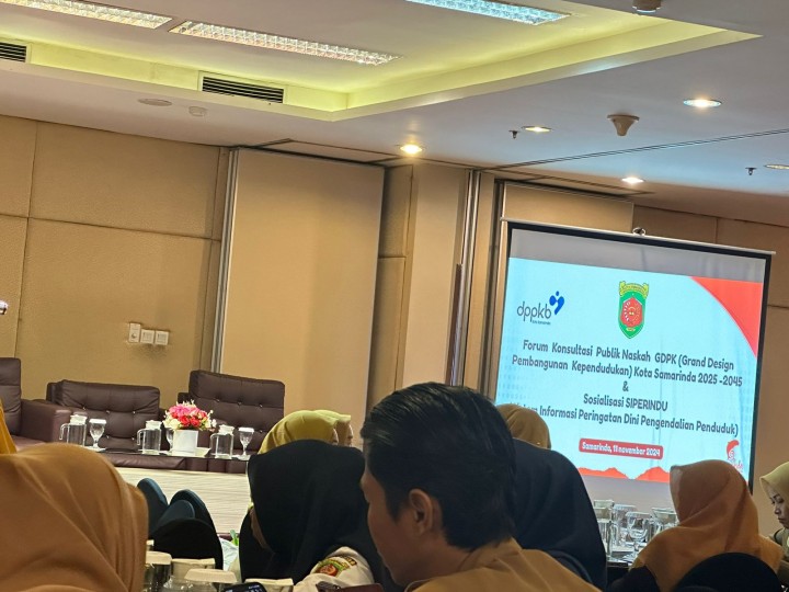 Mohon ijin menyampaikan 11/11/2024 Kasi Kesra Kelurahan Jawa Menghadiri Pertemuan Forum Konsultasi Publik Ekspose Naskah GDPK ( grand Design pembangunan kependudukan kota smd 2025-2045) dan sosilaisasi Aplikasi Siperindu (sistem informasi peringatan dini pengendalian penduduk)