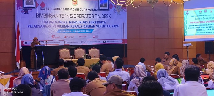 Mohon Ijin menyampaikan 12/11/2024 Lurah Jawa, Kasi Pemerintahan dan Operator TIM DESK menghadiri Acara Bimbingan Teknis Dalam Rangka Mendukung Suksesnya Pelaksanaan Pemilihan Kepala Daerah Serentak Tahun 2024