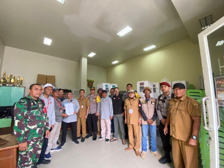 Mohon ijin menyampaikan 26/11/2024 Kedatangan Logistik dan Kotak Suara PLIKADA Serentak Tahun 2024