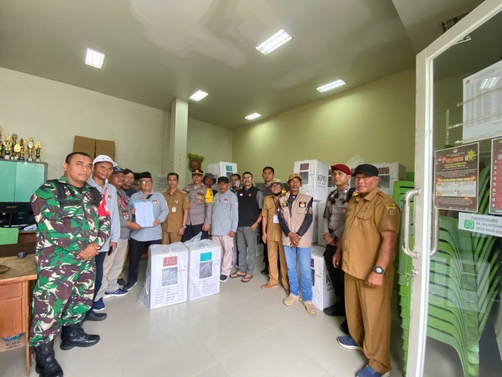 Mohon ijin menyampaikan 26/11/2024 Kedatangan Logistik dan Kotak Suara PLIKADA Serentak Tahun 2024