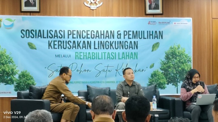 Mohon Ijin menyampaikan 2/12/2024 Kasi Pemerintahan Kelurahan Jawa menghadiri acara Sosialisasi Pencegahan dan Pemulihan Kerusakan Lingkungan Melalui Rehabilitasi Lahan Di Kantor Kearsipan