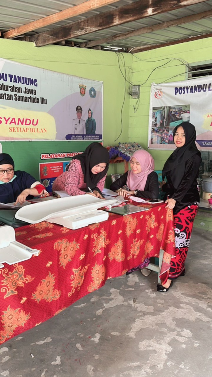 Mohon ijin menyampaikan 23/12/2024 Kasi Kesra kunjungan ke Posyandu Tanjung RT 22 Kelurahan Jawa