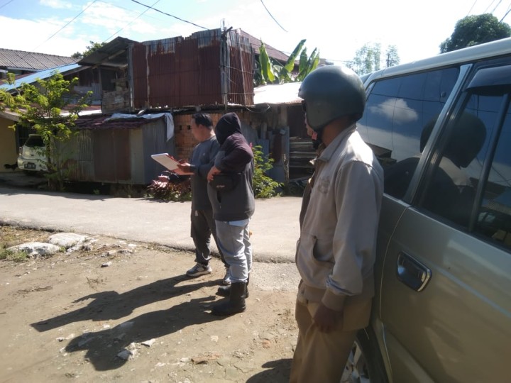 Mohon Ijin menyampaikan 14/1/2025 Staf Seksi Ekobang LH mengawal pihak Devloper ke Lahan Rencana Playground untuk Kelurahan Jawa di RT 26 Kecamatan Samarinda Ulu
