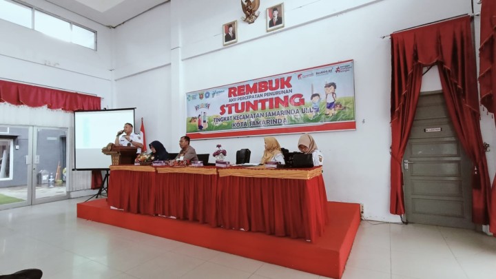 Mohon Ijin menyampaikan 15/1/2025 Lurah Jawa menghadiri Kegiatan Rembuk Stunting di Aula Kecamatan Samarinda Ulu