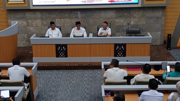 Mohon ijin menyampaikan 26/3/2025 Lurah Jawa menghadiri Rapat Koordinasi di Ruang Mangkupelas