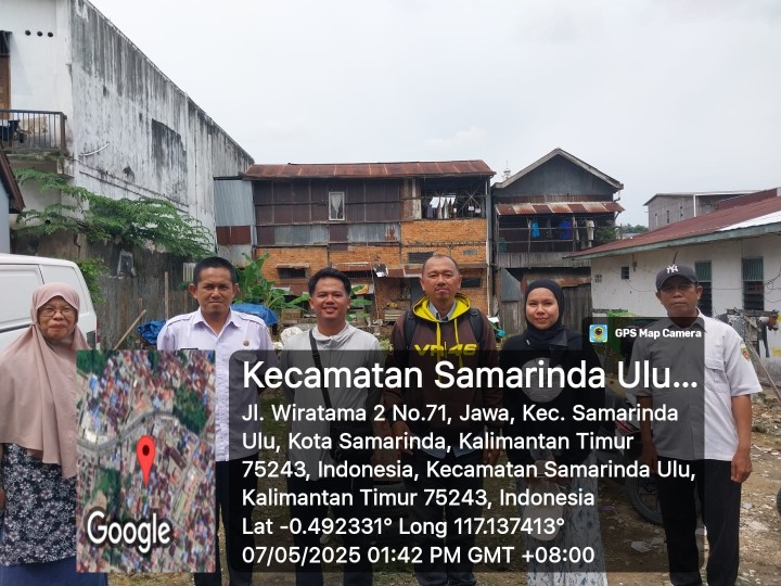 Mohon izin menyampaikan 07/5/2025 Staf Kasi Pemerintahan Kegiatan Pengukuran tanah / Pemecahan Jl. Wiratama 2 RT. 27