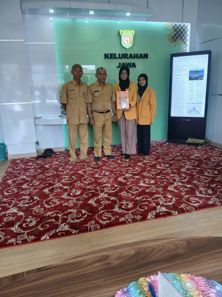 Mohon izin menyampaikan 19/05/2025 Mohon ijin menyampaikan mahasiswa dari fakultas ilmu budaya universitas mulawarman kunjungan dan wawancara terkait sejarah, tokoh masyarakat, dan kondisi sosial di kelurahan jawa