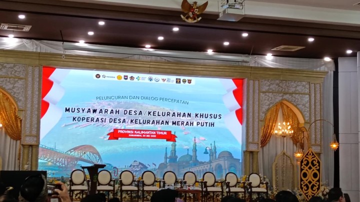 Mohon izin menyampaikan 25/05/2025 menghadiri Acara Musyawarah Desa/Kelurahanan Khusus Koperasi  desa/Kelurahan Merah Putih se Kalimantan Timur di Hadiri Oleh : 1. Wakiil menteri Koperasi Dan perindustrian RI 2. Wakiil Gubernur Kaliman Tiniur serta jajarananya 3. Bupati/Walikota sekatim 4. Kepaa dinas koperasi sekaltim 5. Ketua DORD Provinsi Kaltim dan Ketua DPRD Kota Samarinda 6.  camat se-kalimantan Timur 7. kepala desa/LURAH se-kalimantan Timur