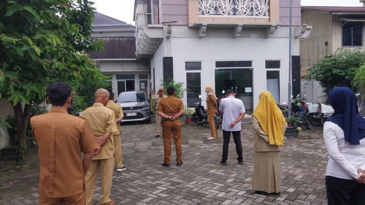 Mohon izin menyampaikan 02/06/2025 Apel Rutin di Halaman Kantor Kelurahan Jawa