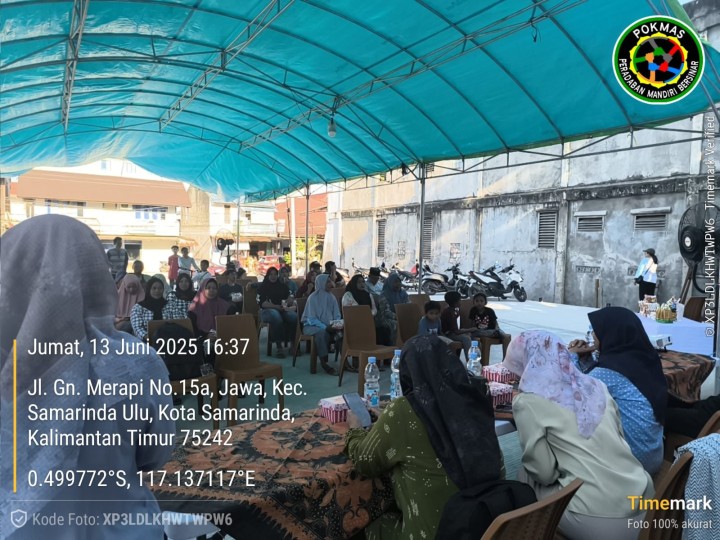 Mohon izin menyampaikan 13/06/2025 Kasi Kesra menghadiri kegiatan Sosialisasi di RT 04 Narasumber  Ibu Hj, Tuti dan Ibu Nana dari Kecamatan dan Pendamping Pemberdayaan