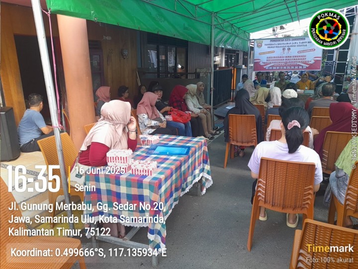 Mohon izin menyampaikan 16/6/2025 Lurah Jawa dan Kasi Ekobang & LH Kelurahan Jawa Menghadiri Kegiatan Sosialisasi Pilah Sampah Rumah Tangga di RT 02 Kelurahan Jawa