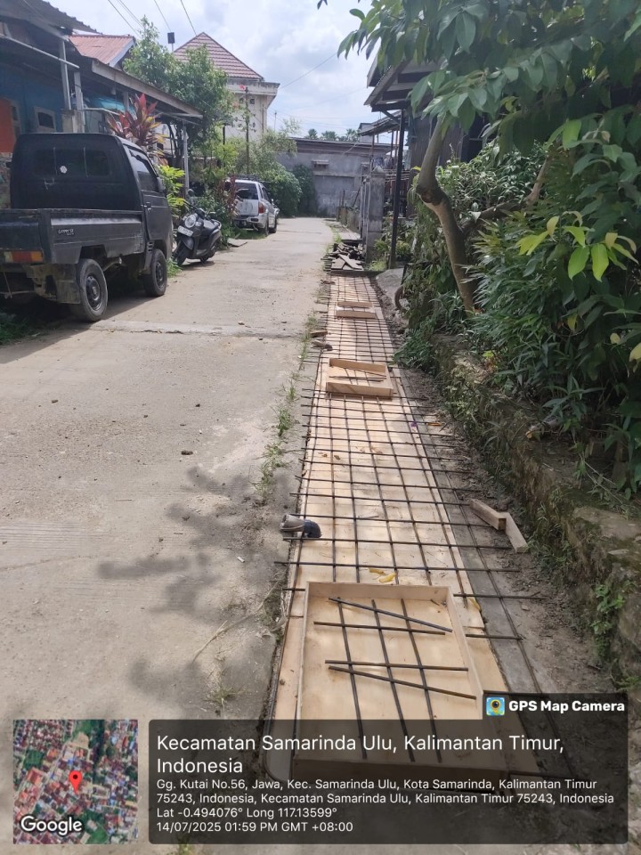 Mohon izin menyampaikan 14/7/2025 Lurah Jawa, Kasi Ekobang & LH Beserta Staff  Peninjauan Sarpras Probebaya 2025 (Pembuatan Tutup Drainase Beton) di RT. 25 Kel. Jawa - Pokmas PMB