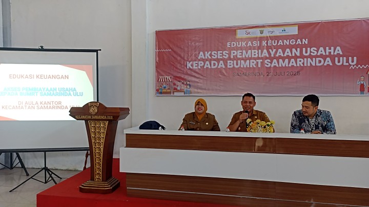 Mohon izin menyampaikan 22/7/2025 Lurah Jawa dan Kasi Ekbang & LH Menghadiri Kegiatan Rapat tentang Edukasi keuangan Akses Pembiayaan kepada BUMRT Samarinda ulu di Aula Kecamatan Samarinda Ulu