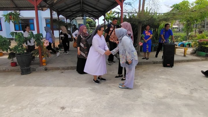 Mohon izin menyampaikan 31/7/2025 Kasi Kesra Kel. Jawa menghadiri  acara Peresmian Gedung Sekolah Katolik 1 Jln Wr. Supratman Samarinda