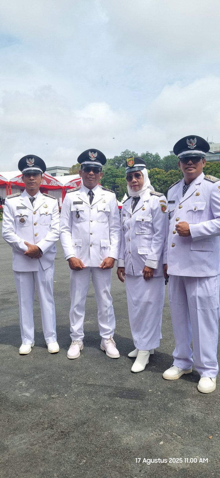 Mohon izin menyampaikan 17 /08/2025 Lurah Jawa menghadiri Kegiatan Peringatan HUT RI 1945 ke 80 Pemerintah Kota Samarinda