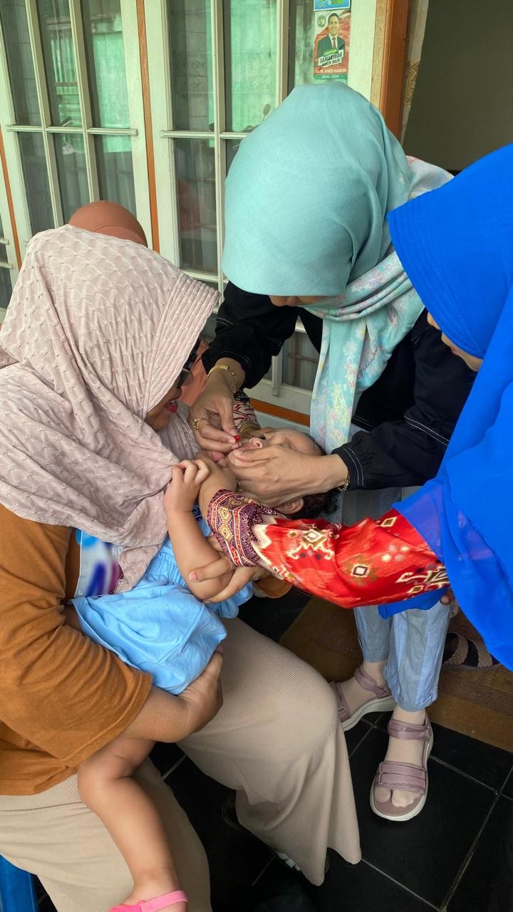 Mohon izin menyampaikan 22/8/2025 Kasi Kesra Kel. Jawa Kunjungan Posyandu Akasia RT 02 dan RT 03,Posyandu Kenanga RT 23,24 dan 33, Posyandu Tanjung RT 22, pemberian vit A dan obat cacing bersama PKM Pasundan memastikan capaian kunjungan balita 100%