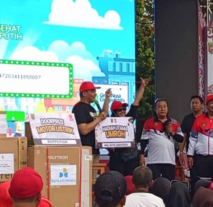 Mohon izin menyampaikan 24/8/2025 Lurah Jawa Menghadiri jalan sehati di GOR Segiri Kita Samarinda di buka oleh bapak walikota dan wakil walikota beserta seluruh jajaran pemerintah kota Samarinda