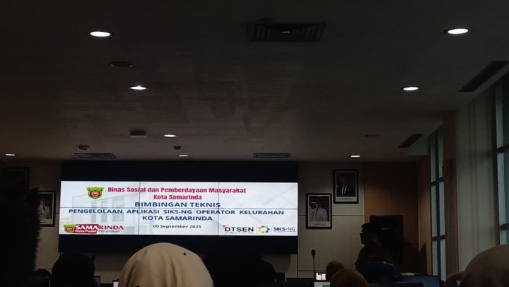 Mohon izin menyampaikan 9/9/2025 Staf Kel.Jawa / Operator Aplikasi SIKS-NG menghadiri Bimbingan Teknis Operator SIKS-NG Se-Kota Samarinda