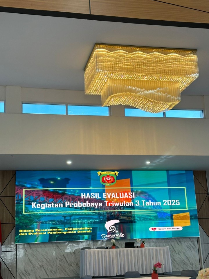 Mohon izin menyampaikan 16/9/2025 Lurah Jawa, Kasi Ekobang & LH dan Kasi Kesra Kel. Jawa Rapat Koordinasi Probebaya TW 3 Tahun 2025 (Hasil Input E-Dalev) Ruang Rapat Arutala BAPPERIDA Kota Samarinda Lantai 4