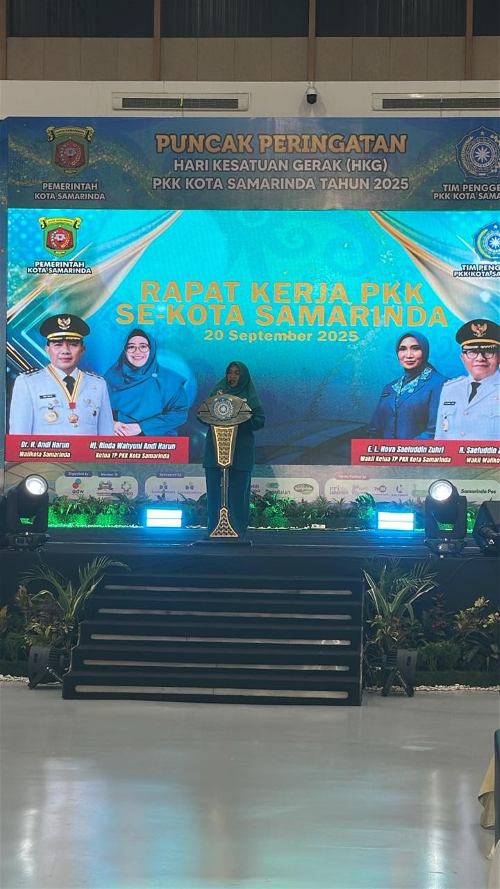 Mohon izin menyampaikan 20/9/2025 Lurah Jawa dan Kasi Kesra menghadiri acara HKG PKK Kota Samarinda ke 53 Dan sekaligus Launching Daster (Dasawisma terintergrasi) Oleh Bapak Walikota Samarinda di Gor Segiri Samarinda