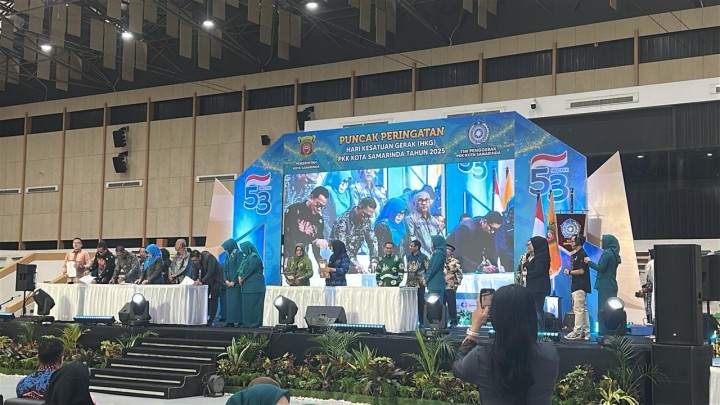 Mohon izin menyampaikan 20/9/2025 Lurah Jawa dan Kasi Kesra menghadiri acara HKG PKK Kota Samarinda ke 53 Dan sekaligus Launching Daster (Dasawisma terintergrasi) Oleh Bapak Walikota Samarinda di Gor Segiri Samarinda