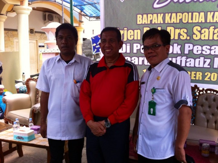 Kunjungan dari kapolda kaltim Bapak Irjen Pol. Drs. Safaruddin di Ponpes Darul Tahfidz Jalan Kahoi 2A RT.035