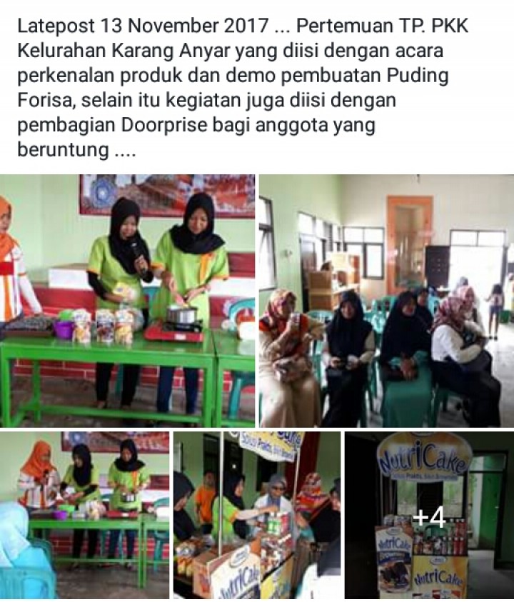 Kegiatan PKK Kelurahan Karang Anyar