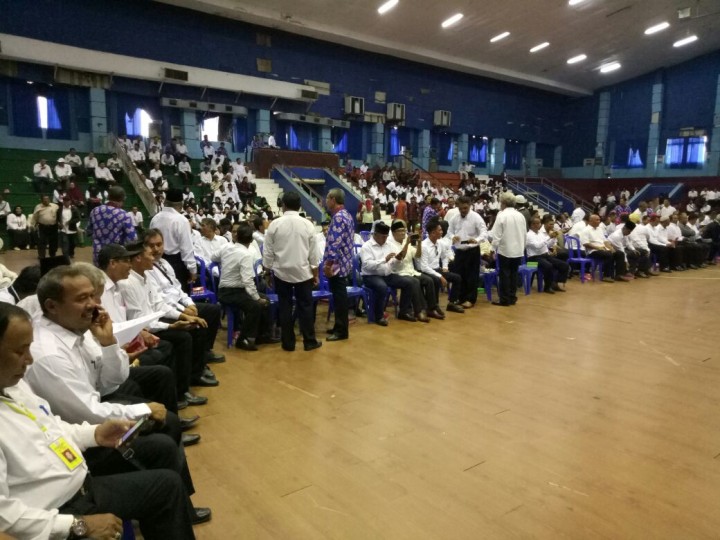 LPM Karang Anyar mengikuti kegiatan.Pelantikan Pengurus LPM se Kelurahan Kota Samarinda masa bhakti 2018-2020