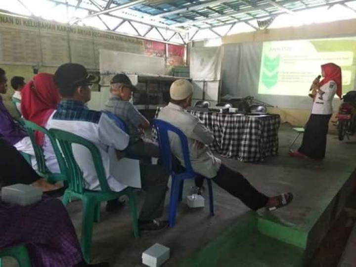 Kegiatan Musyawarah Masyarakat Desa kerja sama antara Puskesmas Wonorejo dan Kelurahan Karang Anyar
