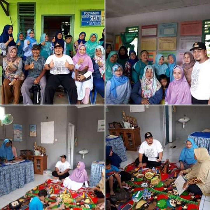 Kegiatan pembinaan di Puskesmas Warga Sehati RT.14 & Puskesmas Cempaka Kuning RT.17 pada tanggal 17 Februari 2018 oleh Bapak Lurah Karang Anyar Dinvi Kurniadi dan Ibu Shorea Helminasari