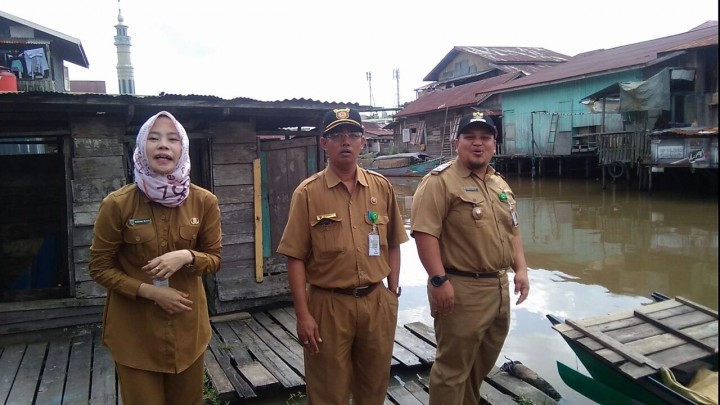 Kegiatan Ke lokasi RT.23 Jl. Meranti Karang Anyar