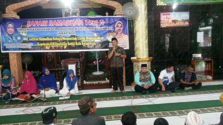 Safari Ramadhan 1439 H,  31 Mei 2018 di Mesjid Al Imran RT.23 Karang Anyar