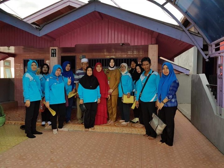 Kegiatan Penilaian Rumah Sehat di Karang Anyar dalam rangka hari Ibu PKK Karang Anyar, Selasa, 11 Desember 2018