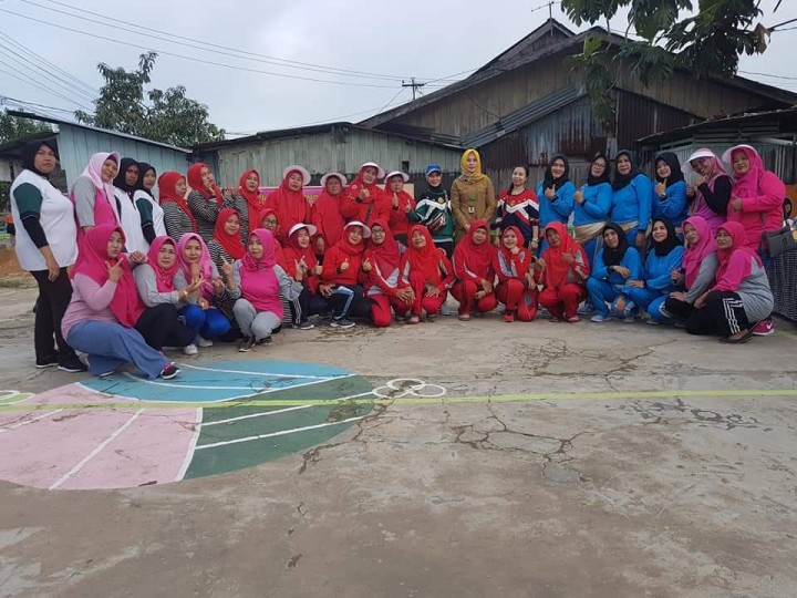 Lomba Senam Maumere Tk.Karang Anyar dalam Rangka Hari Ibu tahun 2018, 18-12-2018