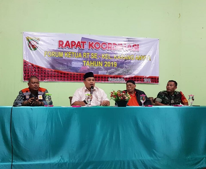 Jumat, 01 Februari 2019 RAKOR Forum Ketua RT Se Kelurahan Karang Anyar Tahun 2019